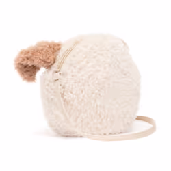 Jellycat Little Pup Plush Bag  7.5 inches | Crossbody and Shoulder Purse | Fun and Unique Handbag