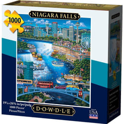 Dowdle Folk Art Niagara Falls Jigsaw puzzle 1000 pc(s) Landscape