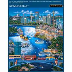 Dowdle Folk Art Niagara Falls Jigsaw puzzle 1000 pc(s) Landscape