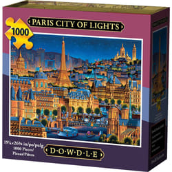 Dowdle Folk Art Paris City of Lights Jigsaw puzzle 1000 pc(s) Landscape