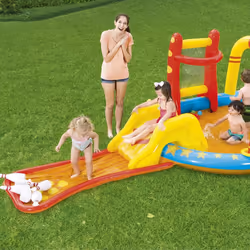 Bestway LiL Champ Water Play Centre | Inflatable Water Park with Slide and Multiple Activities, Paddling Pool for Kids, Ages 2+