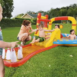 Bestway LiL Champ Water Play Centre | Inflatable Water Park with Slide and Multiple Activities, Paddling Pool for Kids, Ages 2+
