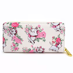 Loungefly x Disney Marie Floral AOP Faux Leather Wallet (Multi  One Size)