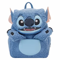 Loungefly Stitch backpack Casual backpack Blue Plush, Polyurethane - Additional view 4
