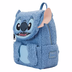 Loungefly Stitch backpack Casual backpack Blue Plush, Polyurethane - Additional view 5