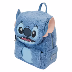 Loungefly Stitch backpack Casual backpack Blue Plush, Polyurethane - Additional view 6