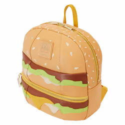 Loungefly McDonald's Big Mac backpack Casual backpack Beige, Brown, Green, White, Yellow Polyurethane