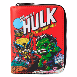 Funko Loungefly Marvel: Wolverine 50th Anniversary - The Incredible Hulk and The Wolverine Wallet