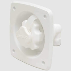 Jabsco Flush Mount Water Pressure Regulator 45psi - White