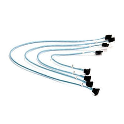 Supermicro 4 x Round SATA cable 0.43 m Black, Blue, White