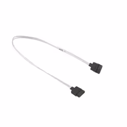 Supermicro CBL-0483L, 0.29 m, SATA I, Male/Male, Black, White, Straight, Straight