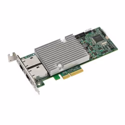 Supermicro AOC-STGS-I2T-O, Internal, Wired, PCI Express, Ethernet, 10000 Mbit/s, Black, Green, Grey