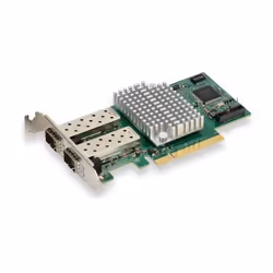 Supermicro AOC-STGF-I2S-O, Internal, Wired, PCI Express, Fiber, 10000 Mbit/s, Black, Green, Grey