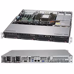 Supermicro SuperServer 5019P-MTR, Intel C622, LGA 3647 (Socket P), Intel® Xeon®, DDR4-SDRAM, 1.02 TB, 256 GB