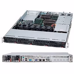 Supermicro SuperChassis 815TQC-R706WB2, Rack, Server, Black, Fan fail, HDD, Network, Power, 750 W, 3.5"