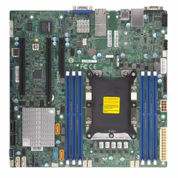 Supermicro X11SPM-TF, Intel, 165 W, DDR4-SDRAM, 768 GB, 1.2 V, ECC