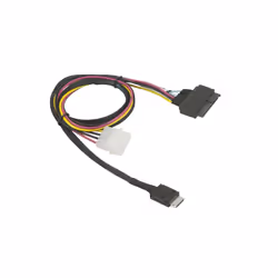 Supermicro CBL-SAST-1011, 0.75 m, SFF-8611, SFF-8639, Black, Red, Yellow