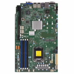 Supermicro X11SCW-F, Intel, LGA 1151 (Socket H4), Intel® Celeron®, Intel® Pentium®, Intel® Xeon®, DDR4-SDRAM, 128 GB, 1.2 V