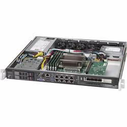 Supermicro SuperChassis 513BTQC-350B, Intel/AMD, Rack (1U), Black, HDD, LAN, Power, 350 W, 100 - 240 V
