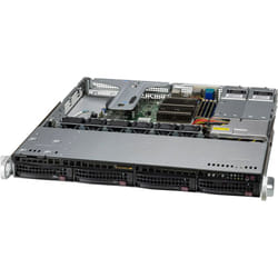 Supermicro SYS-510T-MR server barebone Intel C256 LGA 1200 (Socket H5) Rack (1U) Black