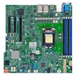 Supermicro MBD-X12STH-LN4F-O, Intel, LGA 1200 (Socket H5), Intel® Pentium®, Intel® Xeon®, E-2300, LGA 1200 (Socket H5), DDR4- ...