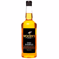 Woody's Men's Daily Shampoo- For All Hair Types With Vitamin B5  E  Aloe Vera  Ginger  32 Fluid Ounce - 1 Pack