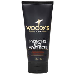 Woodys Face Moisturizer for Men with Menthol  Hydrating Daily Facial Lotion for Dry Skin AntiAging Face Cream Mens Skin Care 5 fl oz