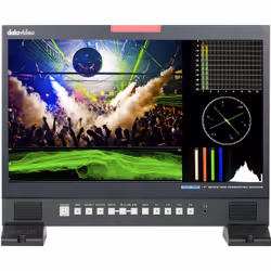 DataVideo TLM-170F, 43.2 cm (17"), 1920 x 1080 pixels, LCD, Black