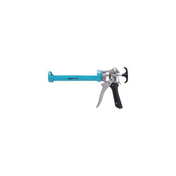 Heavy Duty Sealant Caulking Gun - 310 ml (0.3 Litres) - 12:1 Thrust Ratio, Aluminium handle with plastic support grip, Blue/Grey