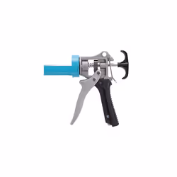 Heavy Duty Sealant Caulking Gun - 310 ml (0.3 Litres) - 12:1 Thrust Ratio, Aluminium handle with plastic support grip, Blue/Grey