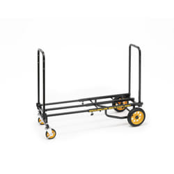 Rock-N-Roller R6RT (Mini) 8-in-1 Folding Multi-Cart/Hand Truck/Dolly/Platform Cart/29"""" to 42.5"""" Telescoping Frame/500 lbs. Load Capacity  Black