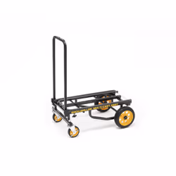 Rock-N-Roller R6RT (Mini) 8-in-1 Folding Multi-Cart/Hand Truck/Dolly/Platform Cart/29"""" to 42.5"""" Telescoping Frame/500 lbs. Load Capacity  Black