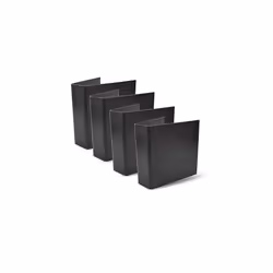 Tarifold 2-Ring Binder for DVD Storage -CD Storage and Blu-Ray Storage - Black - 4/Pack (10284-4)