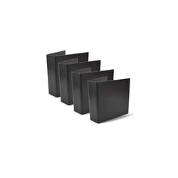 Tarifold 2-Ring Binder for DVD Storage -CD Storage and Blu-Ray Storage - Black - 4/Pack (10284-4)