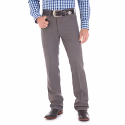 Wrangler Mens Wrancher Dress Regular Fit Jean  Heather grey  35x30
