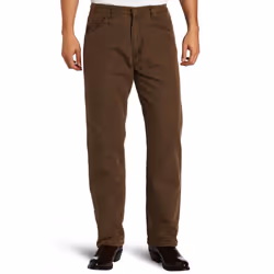 Wrangler mens Big Tall Rugged Wear Woodland Thermal jeans Night Brown 52W x 32L US