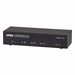 ATEN AT-VS0401, VGA, Metal, Black, 65 m, 300 MHz, 1920 x 1440 pixels