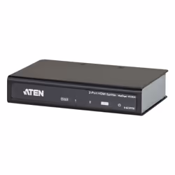 ATEN VS182A, HDMI, 2x HDMI, 1 x HDMI Type A Female (Black), Black, 15 m, 340 MHz