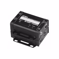 ATEN VE801, 3840 x 2160 pixels, AV transmitter & receiver, 70 m, Black, HDCP