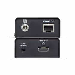 ATEN VE801 AV extender AV transmitter & receiver Black