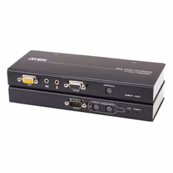 ATEN USB VGA KVM Extender with Audio and RS-232 (200m), Transmitter & receiver, Wired, 200 m, Cat5, 1920 x 1200 pixels, Push- ...