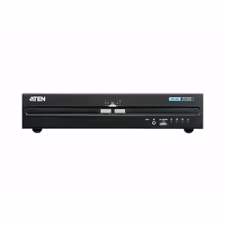 ATEN CS1142DP, 4K Ultra HD, Black