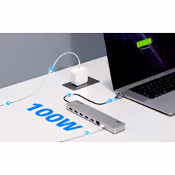 ATEN UH3240 interface hub USB Type-C Silver - Additional view 6