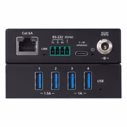 ATEN UCE33100 network extender Network transmitter & receiver Black