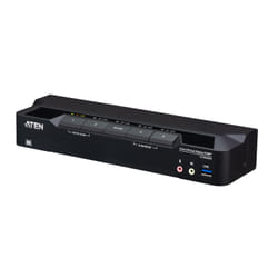ATEN 4-Port USB 3.0 8K DisplayPort Dual-Display KVMP™ Switch (Cables included)