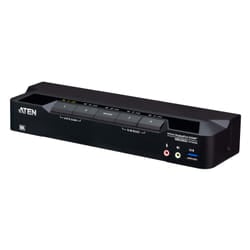 ATEN 4-Port USB 3.0 8K DisplayPort KVMP™ Switch (Cables included)