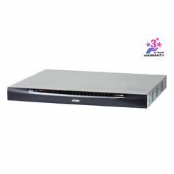 ATEN KN2140VA, 1920 x 1200 pixels, Ethernet LAN, Full HD, Rack mounting, 1U, Black, Grey