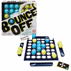 Bounce Off Game with Bouncing Pattern Challenges  for Family  Teens  Adults and Kids  with 16 Balls  9 Challenge Cards and Ga ...