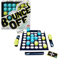 Bounce Off Game with Bouncing Pattern Challenges  for Family  Teens  Adults and Kids  with 16 Balls  9 Challenge Cards and Game Grid  Makes a Great Gi