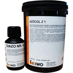 Kiwo | Azocol Z1 Screen Printing Stencil Emulsion | 900g Tub | Diazo No. 6 Sensitiser Included